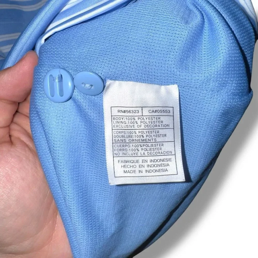 UNC University of North Carolina Nike Golf Dri Fit Golf Polo Shirt Size XXL - Picture 8 of 9